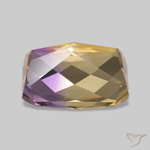 Ametrino Bi-Colore naturale da 3.22 ct, Ottagonale / Taglio smeraldo, VVS