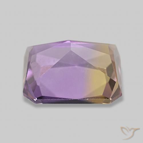 Ametrino Bi-Colore naturale da 3.09 ct, Ottagonale / Taglio smeraldo, VVS