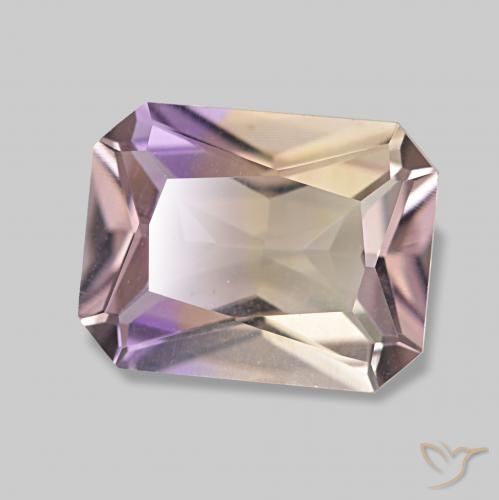 Ametrino Bi-Colore naturale da 1.96 ct, Ottagonale / Taglio smeraldo, VVS