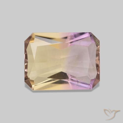 1.81ct Bi-Colore Ametrino, Taglio smeraldo, VS