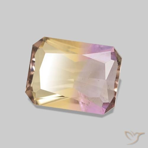Ametrino Bi-Colore naturale da 1.81 ct, Ottagonale / Taglio smeraldo, VS