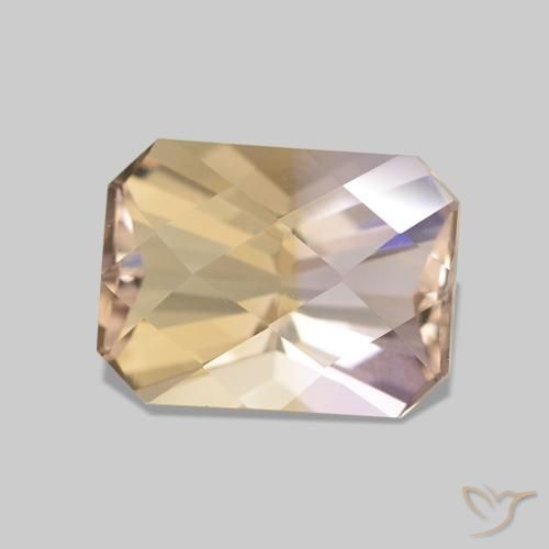 Ametrino Bi-Colore naturale da 1.64 ct, Ottagonale / Taglio smeraldo, VS