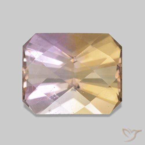 Ametrino Bi-Colore naturale da 3.38 ct, Ottagonale / Taglio smeraldo, VS