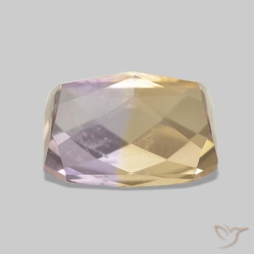 Ametrino Bi-Colore naturale da 3.38 ct, Ottagonale / Taglio smeraldo, VS