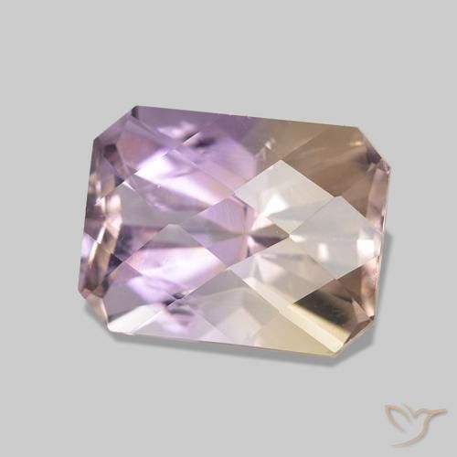 Ametrino Bi-Colore naturale da 2.51 ct, Ottagonale / Taglio smeraldo, VS