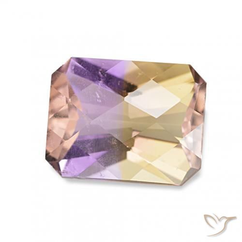 Ametrino Bi-Colore naturale da 2.06 ct, Ottagonale / Taglio smeraldo, VS
