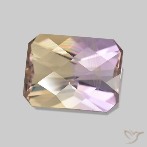Ametrino Bi-Colore naturale da 2.26 ct, Ottagonale / Taglio smeraldo, VS