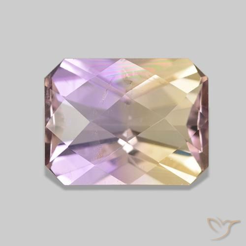 Ametrino Bi-Colore naturale da 2.22 ct, Ottagonale / Taglio smeraldo, VS