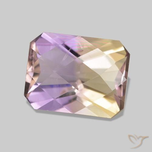 Ametrino Bi-Colore naturale da 2.22 ct, Ottagonale / Taglio smeraldo, VS