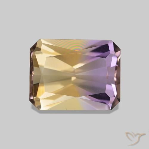 Ametrino Bi-Colore naturale da 1.96 ct, Ottagonale / Taglio smeraldo, VVS