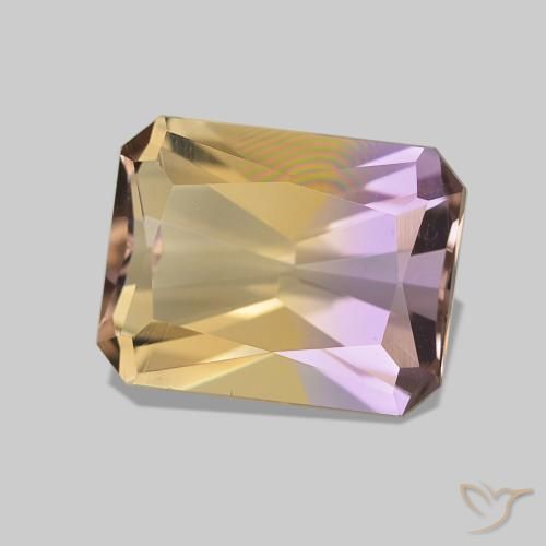Ametrino Bi-Colore naturale da 1.96 ct, Ottagonale / Taglio smeraldo, VVS