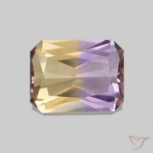 Ametrino Bi-Colore naturale da 1.79 ct, Ottagonale / Taglio smeraldo, VVS