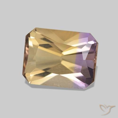 Ametrino Bi-Colore naturale da 2.43 ct, Ottagonale / Taglio smeraldo, VVS