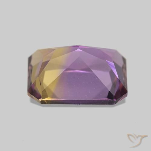 Ametrino Bi-Colore naturale da 2.93 ct, Ottagonale / Taglio smeraldo, VVS