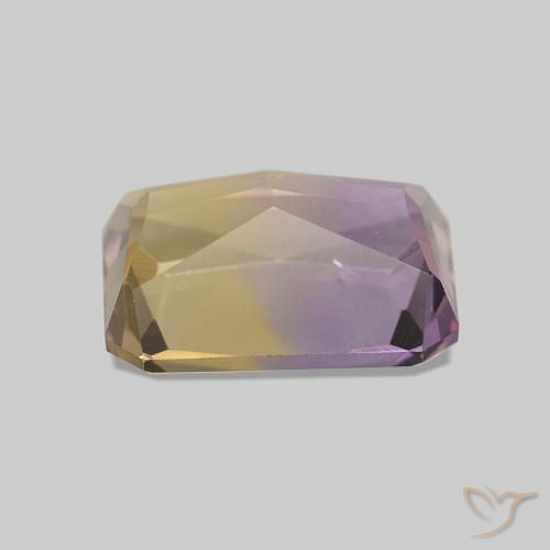 Ametrino Bi-Colore naturale da 1.86 ct, Ottagonale / Taglio smeraldo, VVS