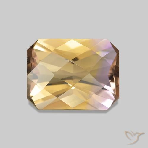 Ametrino Bi-Colore naturale da 2.19 ct, Ottagonale / Taglio smeraldo, VVS