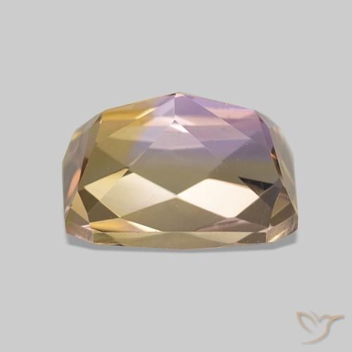 Ametrino Bi-Colore naturale da 3.51 ct, Ottagonale / Taglio smeraldo, VVS
