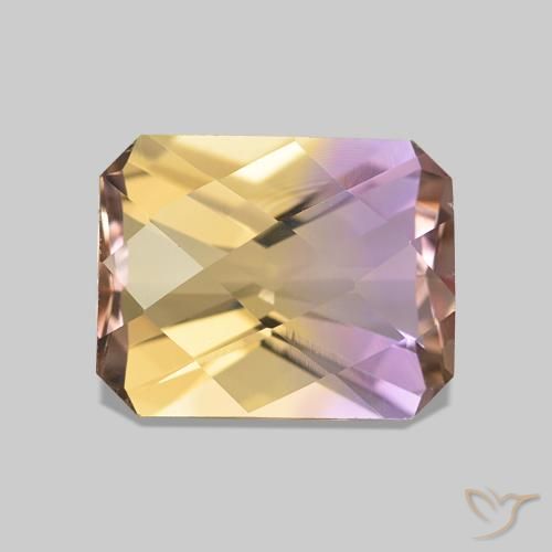 Ametrino Bi-Colore naturale da 2.12 ct, Ottagonale / Taglio smeraldo, VVS