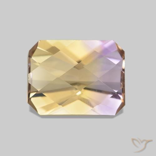 Ametrino Bi-Colore naturale da 2.16 ct, Ottagonale / Taglio smeraldo, VVS