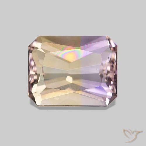 Ametrino Bi-Colore naturale da 2.13 ct, Ottagonale / Taglio smeraldo, VVS