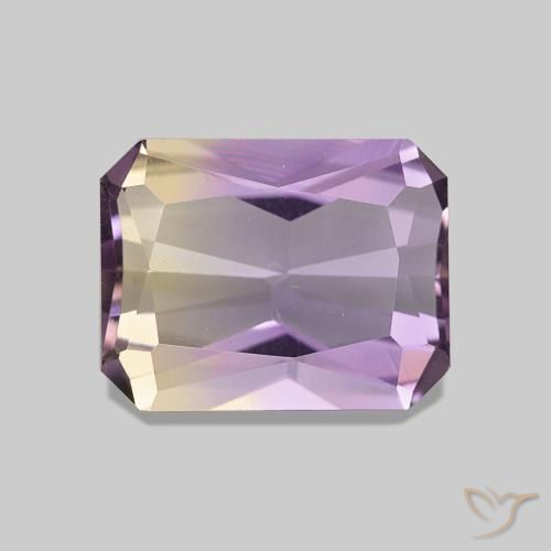 Ametrino Bi-Colore naturale da 1.74 ct, Ottagonale / Taglio smeraldo, VVS