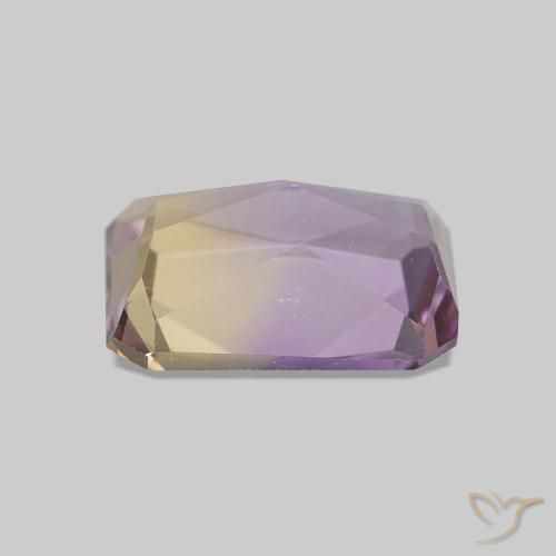 Ametrino Bi-Colore naturale da 1.74 ct, Ottagonale / Taglio smeraldo, VVS