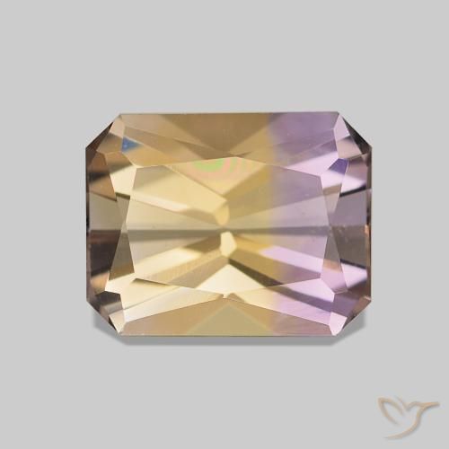 Ametrino Bi-Colore naturale da 2.13 ct, Ottagonale / Taglio smeraldo, VVS