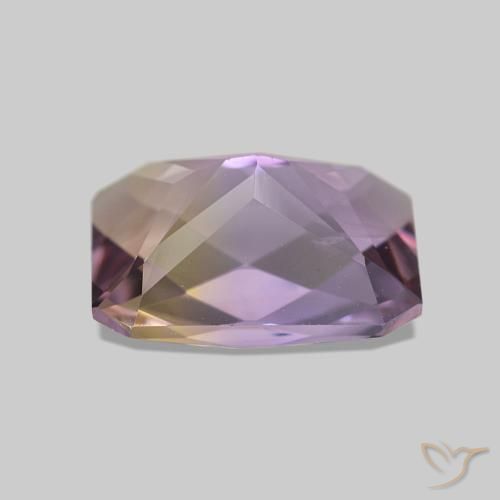 Ametrino Bi-Colore naturale da 1.98 ct, Taglio smeraldo, VVS-VS