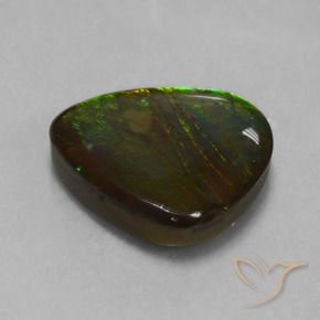 Ammolite Multicolore naturale da 16.74 ct, Taglio a fantasia, Opaco