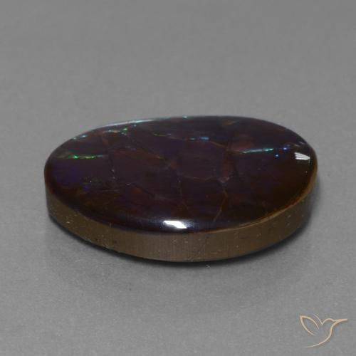 Ammolite Multicolore naturale da 14.02 ct, Taglio a fantasia, Opaco