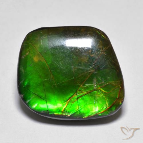 11.10ct Naturale Multicolore Ammolite, Taglio a fantasia, Opaco