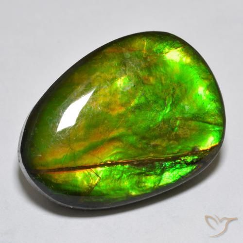 18.76ct Naturale Multicolore Ammolite, Taglio a fantasia, Opaco