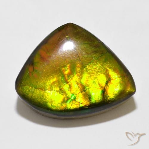 11.47ct Naturale Multicolore Ammolite, Taglio a fantasia, Opaco