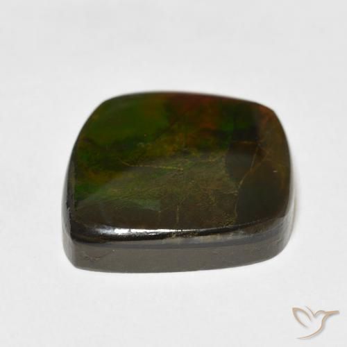 Ammolite Multicolore naturale da 11.81 ct, Taglio a fantasia, Opaco
