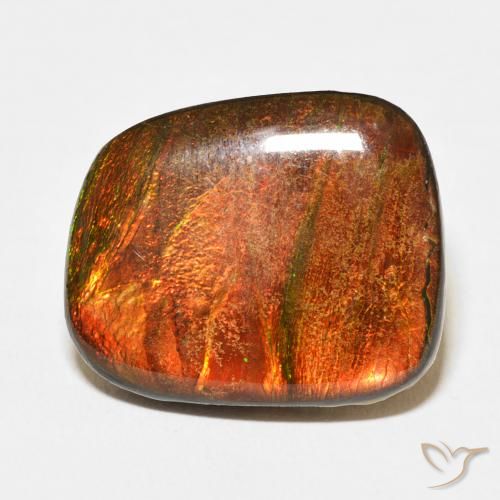14.15ct Naturale Multicolore Ammolite, Taglio a fantasia, Opaco