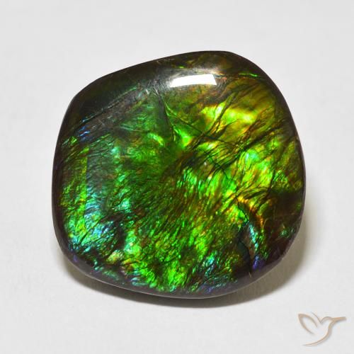 17.53ct Naturale Multicolore Ammolite, Taglio a fantasia, Opaco