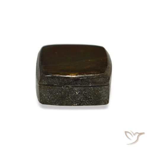 Ammolite naturale multicolore da 1,04 ct, baguette, opaco