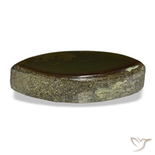 Ammolite naturale multicolore da 2,22 ct, marchesa, opaco