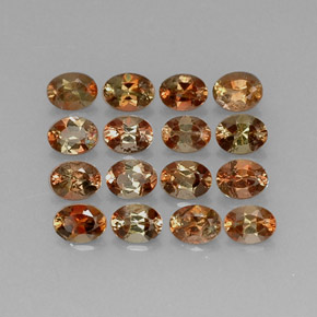 Andalusite naturale multicolore da 2,72 ct, taglio ovale, VVS-VS