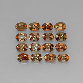 Andalusite naturale multicolore da 2,72 ct, taglio ovale, VVS-VS