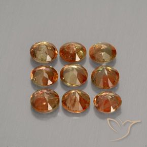 Gemme di Andalusite Multicolore naturale da 2.26 ct, Rotondo, VS-SI