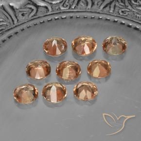 Gemme di Andalusite Multicolore naturale da 2.27 ct, Rotondo, VS-SI