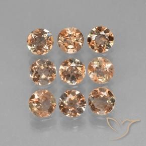 Gemme di Andalusite Multicolore naturale da 2.26 ct, Rotondo, VS-SI