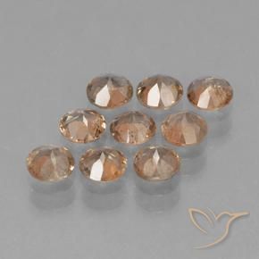 Gemme di Andalusite Multicolore naturale da 2.26 ct, Rotondo, VS-SI