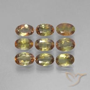 Gemme di Andalusite Multicolore naturale da 3.45 ct, Ovale, VS-SI