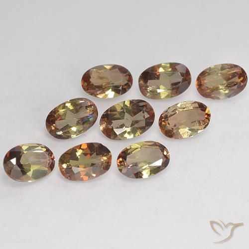Gemme di Andalusite Multicolore naturale da 3.61 ct, Ovale, VS-SI