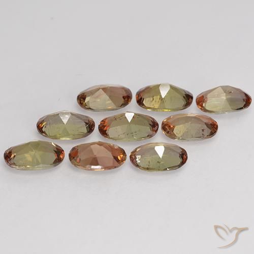 Gemme di Andalusite Multicolore naturale da 3.61 ct, Ovale, VS-SI