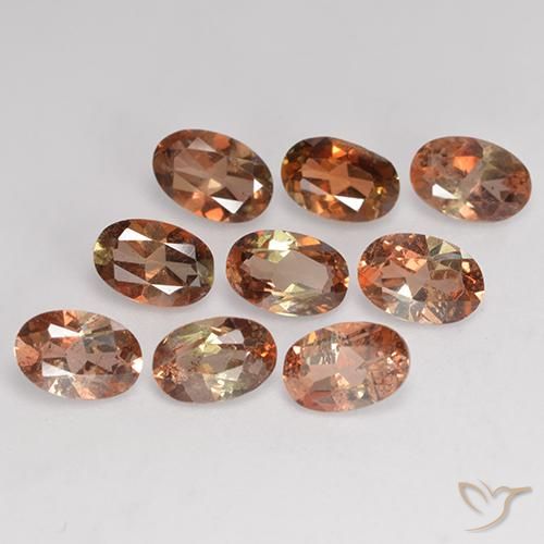 Gemme di Andalusite Multicolore naturale da 3.75 ct, Ovale, VS-SI