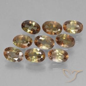 Gemme di Andalusite Multicolore naturale da 3.76 ct, Ovale, VS-SI