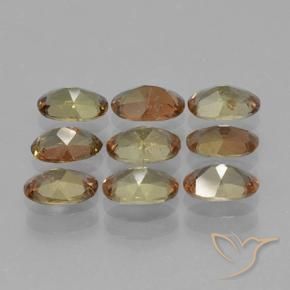 Gemme di Andalusite Multicolore naturale da 3.76 ct, Ovale, VS-SI